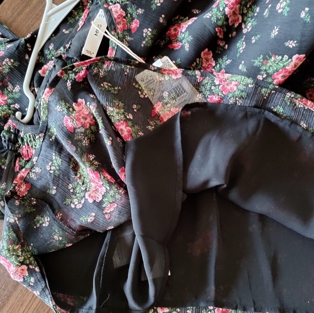 Balloon sleeve floral dress - Picture 5 of 5